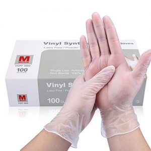 Basic Medical Clear Vinyl Exam Gloves